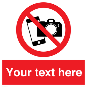 Custom No filming or photography